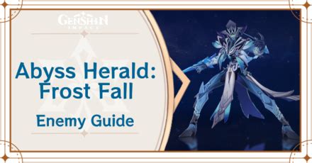 cryo abyss herald|abyss herald frost fall location.